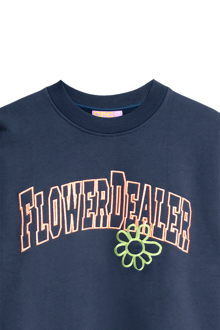 FLOWER DEALER CREWNECK · Blue