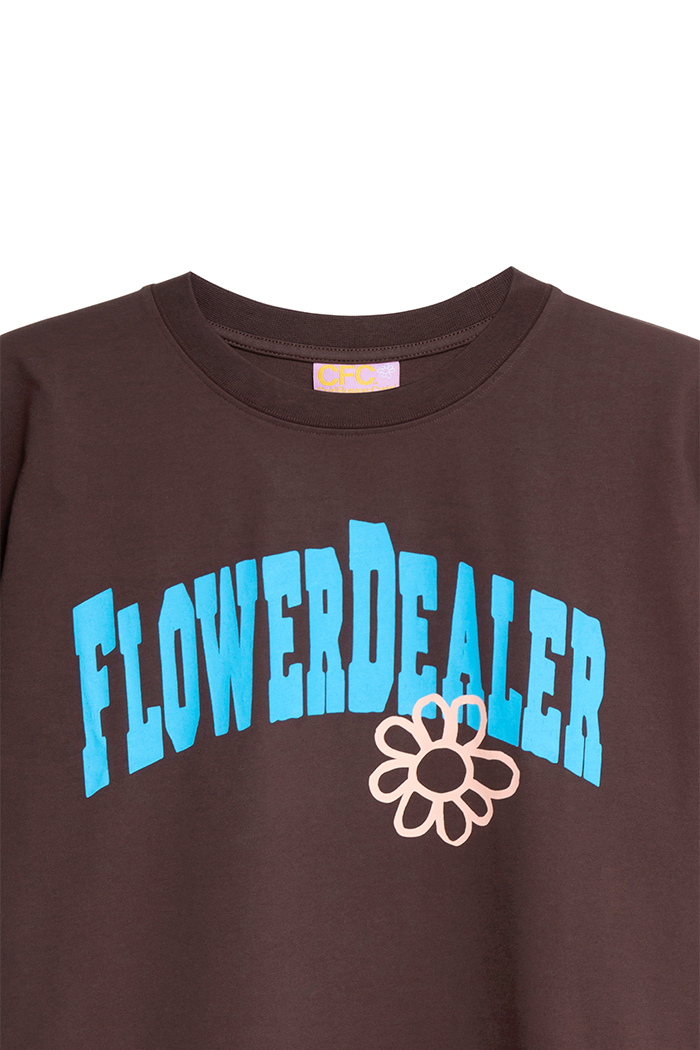 FLOWER DEALER TEE · Brown